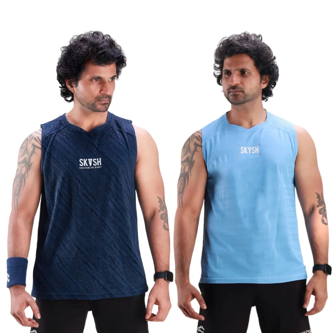 Skysh Sleeveless Tanks Combo - SkySh