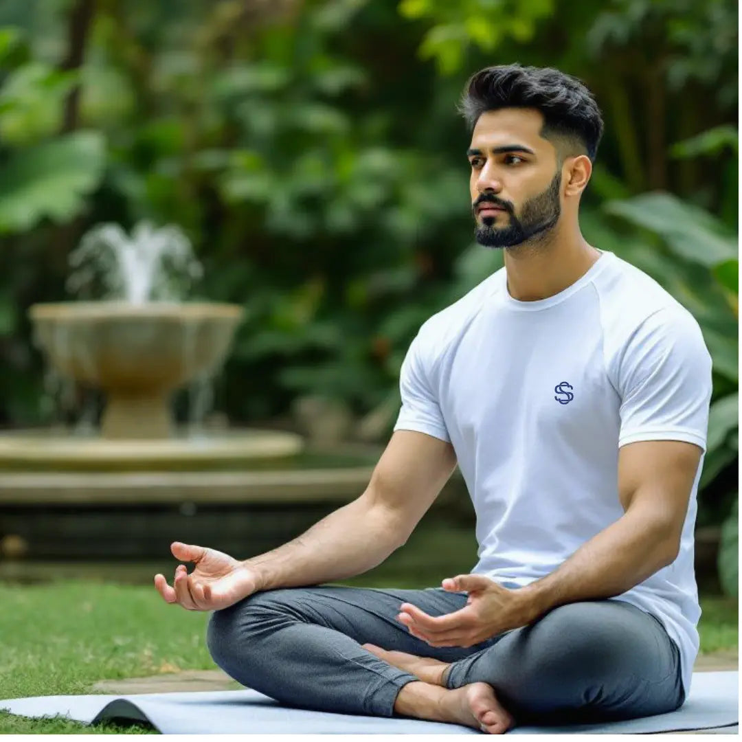 Bamboo Gym T-Shirt for Men: Eco-Friendly Comfort - SkySh